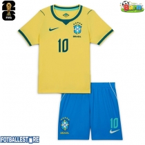 Brasil Gabriel Magalhaes #3 Hjemmedraktsett Barn VM 2026 Kortermet (+ Korte bukser)
